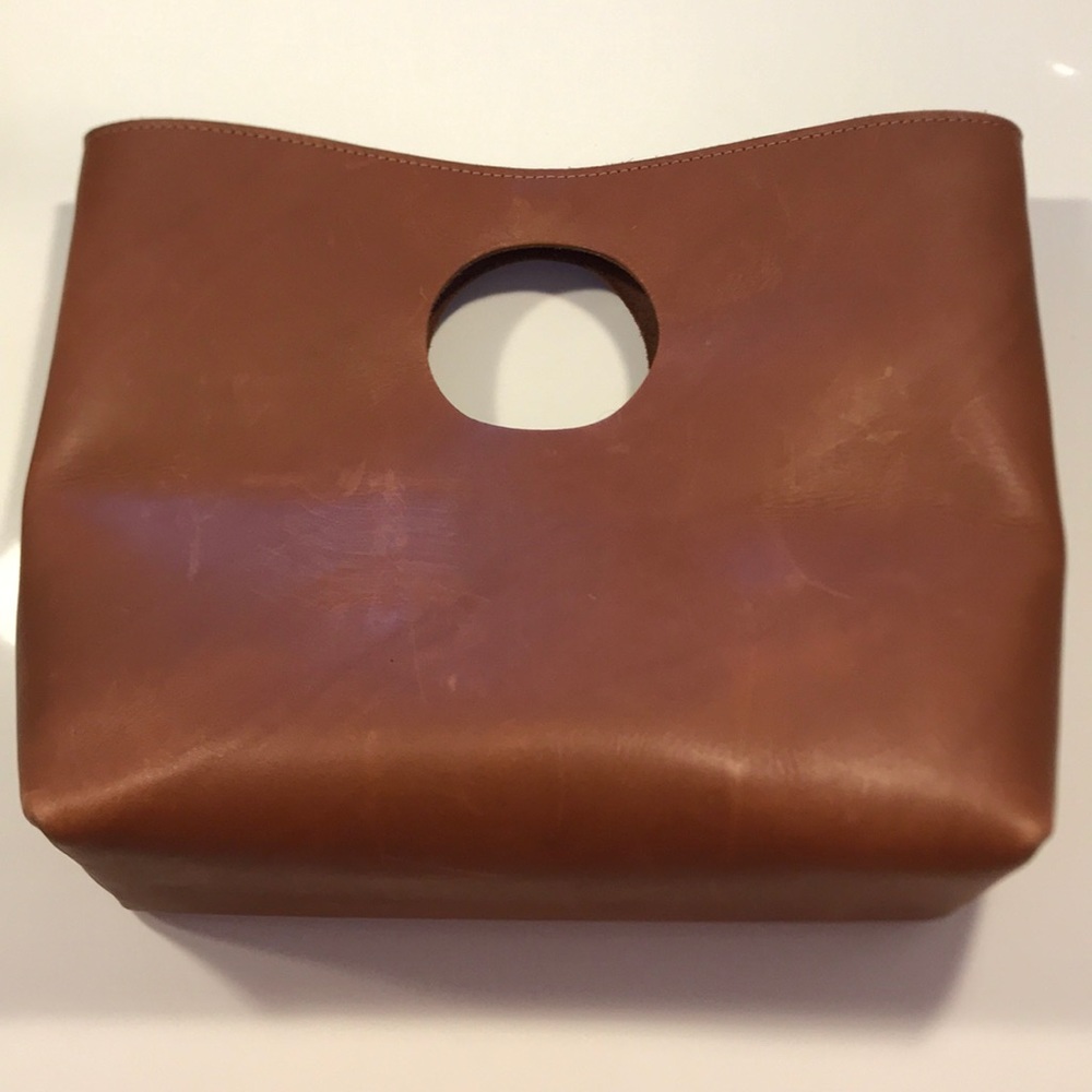 Neva Opet hand made leather clutch